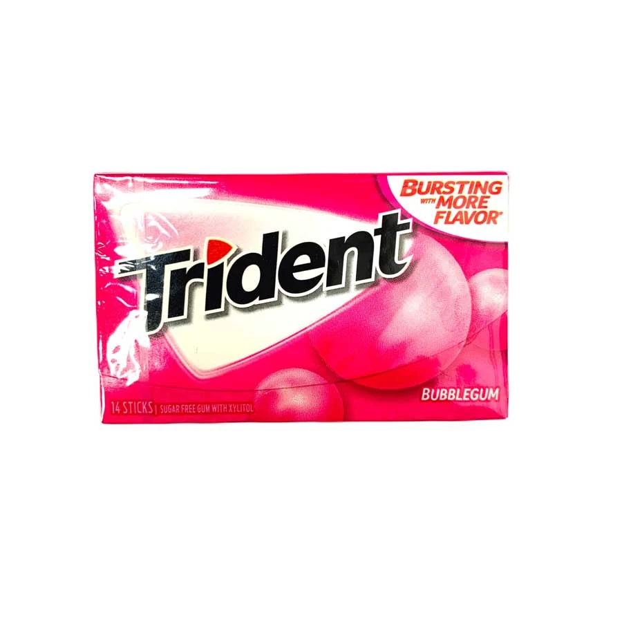 Trident Bubblegum Sugar Free Gum 14 sticks price in Bangladesh | Buy original Foreign