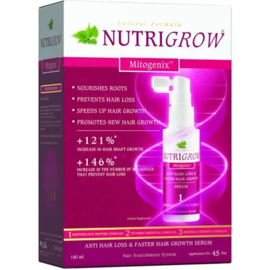 Nutrigrow Anti Hair Loss & Faster Hair Growth Serum price in Bangladesh | Authentic Product by Shundorjo