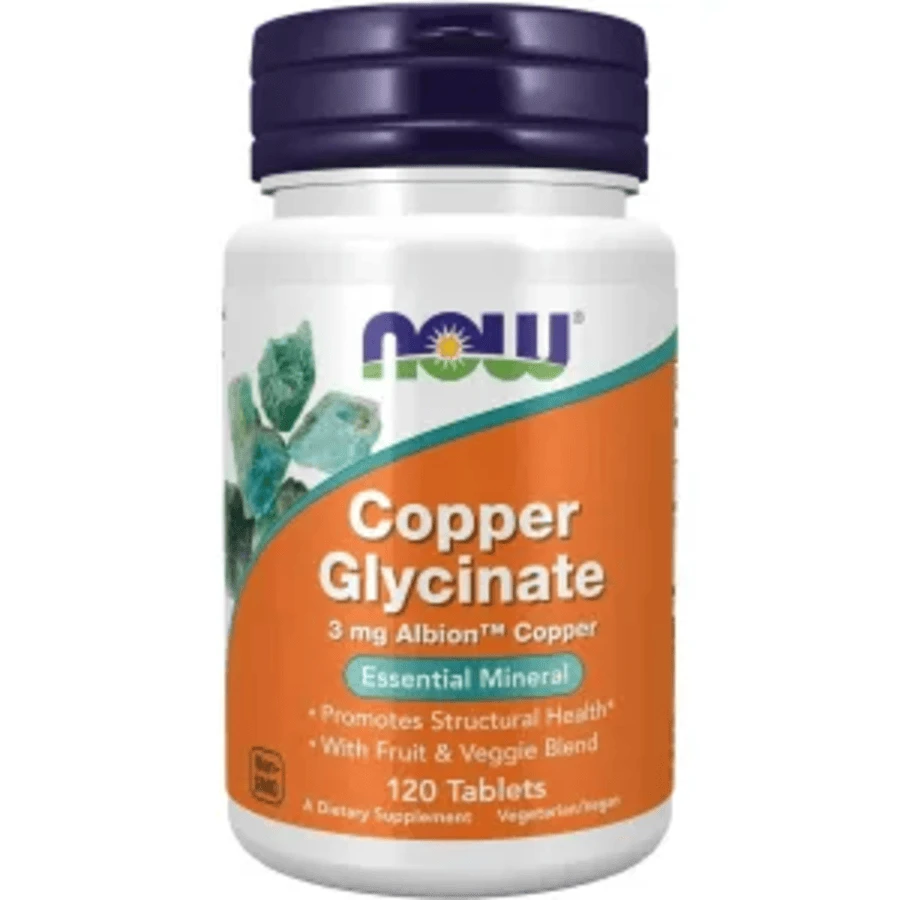 NOW Supplements Copper Glycinate with 3mg Albion Copper 120 Tablets price in Bangladesh | Authentic Product by Shundorjo