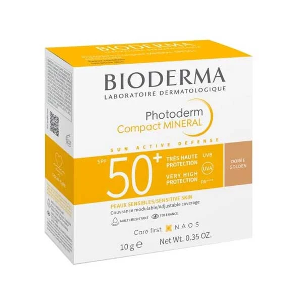 Bioderma Photoderm Compact Mineral SPF50+ Dourado 10gm price in Bangladesh | Authentic Product by Shundorjo