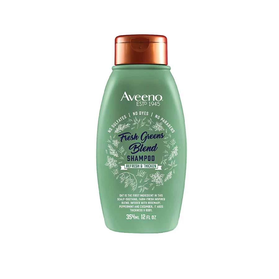 Aveeno Fresh Greens Blend Refresh & Thicken Shampoo 354ml price in Bangladesh | Authentic Product by Shundorjo