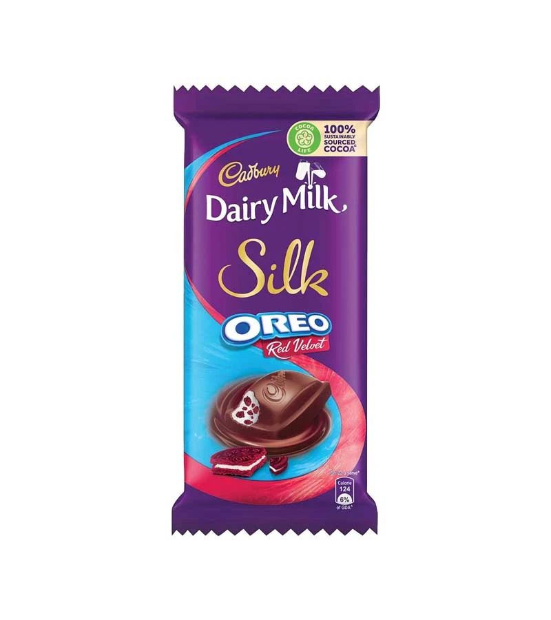 Cadbury Dairy Milk Silk Oreo Red Velvet 130gm