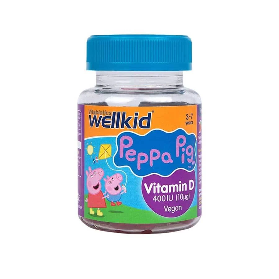 Vitabiotics Wellkid Peppa Pig Vitamin D 400 IU 30 Soft Jellies price in Bangladesh | Buy original Vitabiotics