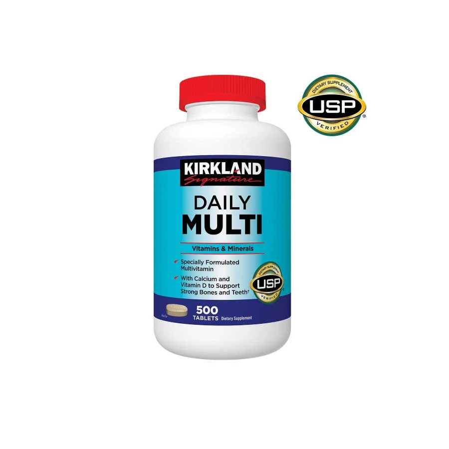 Kirkland Signature Daily Multi Vitamins and Minerals 500 Tablets price in Bangladesh | Authentic Product by Shundorjo