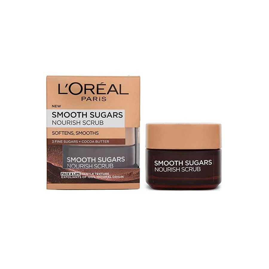 L'Oreal Paris Smooth Sugar Nourish Cocoa Face and Lip Scrub 50ml price in Bangladesh | Authentic Product by Shundorjo
