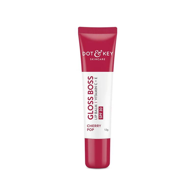 Dot and Key Gloss Boss Vitamin C + E Lip Balm with SPF 30 Cherry Mint 12gm price in Bangladesh | Authentic Product by Shundorjo
