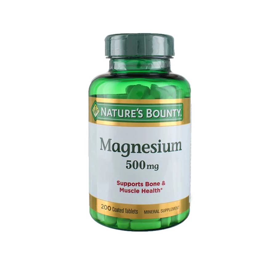 Nature’s Bounty Magnesium 500mg Supplement 200 Tablets price in Bangladesh | Authentic Product by Shundorjo