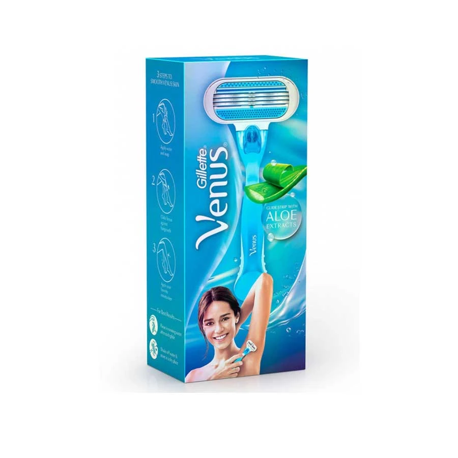 Gillette Venus Glid Strip With Aloe Extract price in Bangladesh | Authentic Product by Shundorjo