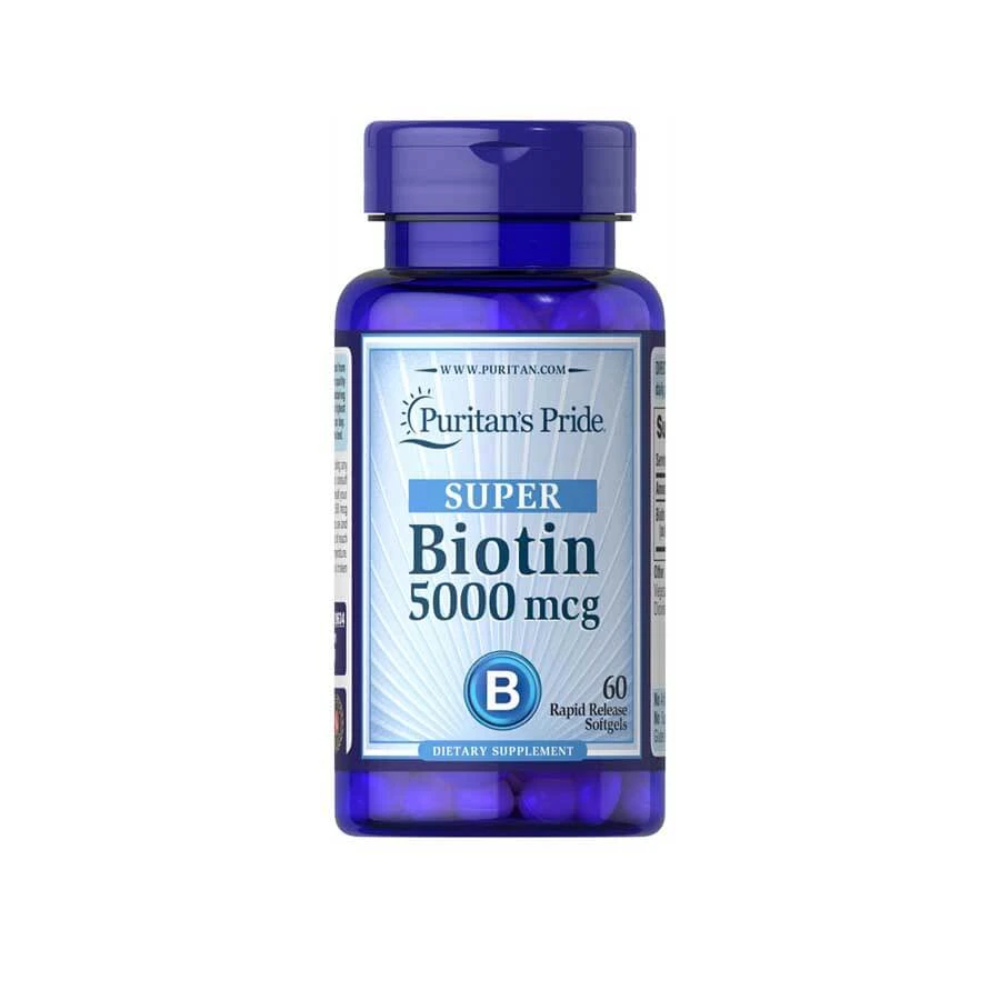 Puritan's Pride Super Biotin 5000mcg 60 Softgel price in Bangladesh | Authentic Product by Shundorjo