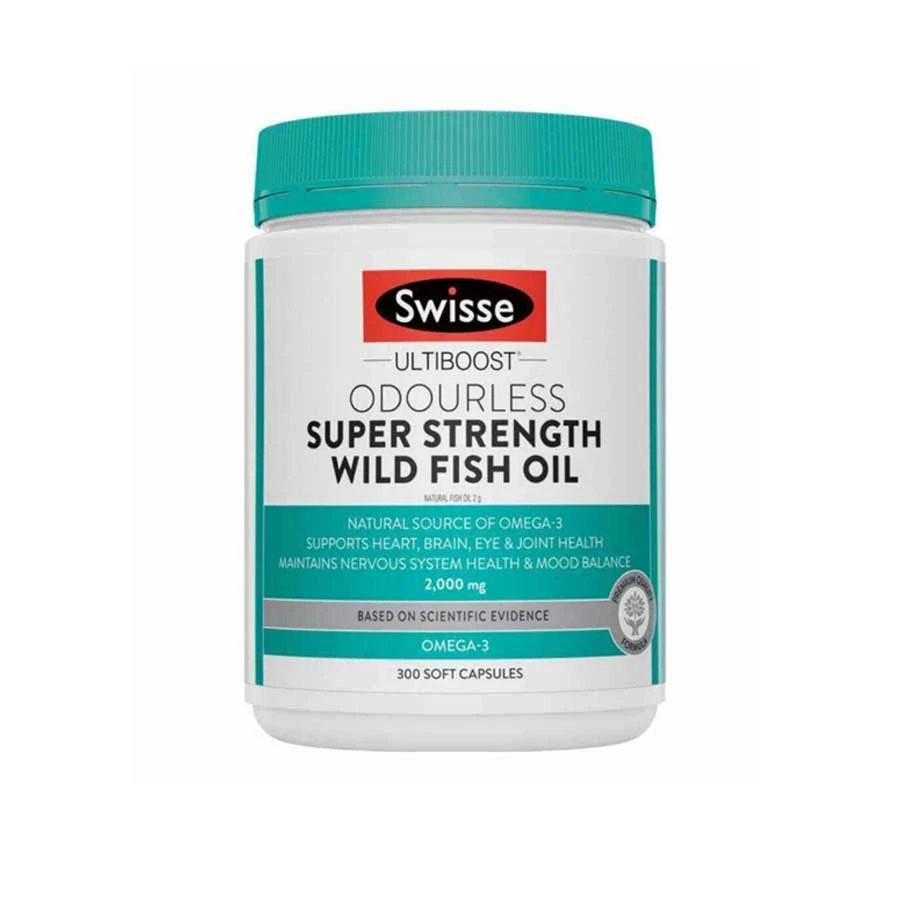 Swisse Super Strength Wild Fish Oil 2000mg 300 Soft Capsules price in Bangladesh | Authentic Product by Shundorjo