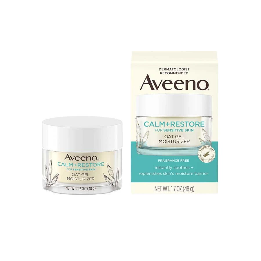 Aveeno Calm Plus Restore Oat Gel Face Moisturizer Cream 48gm price in Bangladesh | Authentic Product by Shundorjo