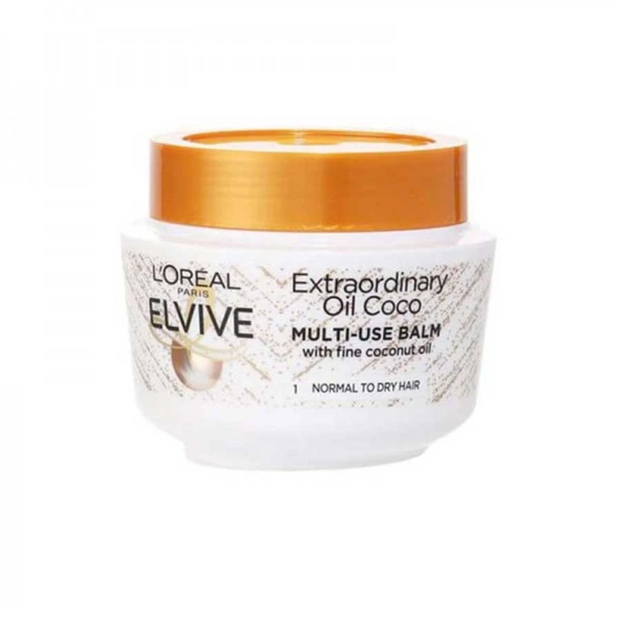 L'Oreal Elvive Oil Extraordinary Multi Use Balm Coconut Hair Mask 300ml price in Bangladesh | Authentic Product by Shundorjo