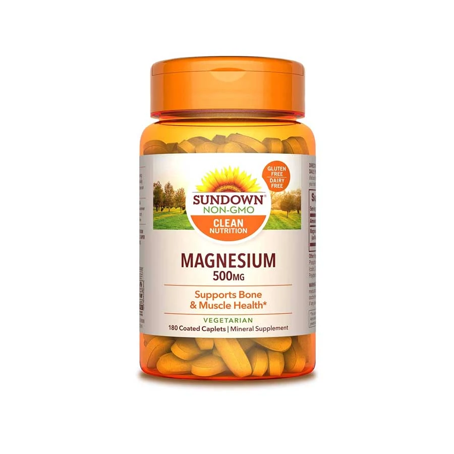 Sundown Naturals Magnesium 500mg 180 Caplets price in Bangladesh | Authentic Product by Shundorjo