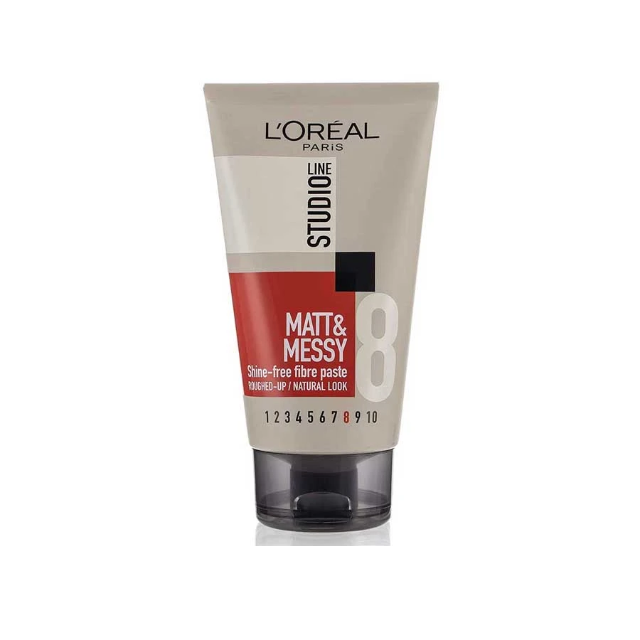L'Oreal Studio Matt & Messy Shine Free Fibre Paste Natural Look Roughed Up 150ml price in Bangladesh | Authentic Product by Shundorjo