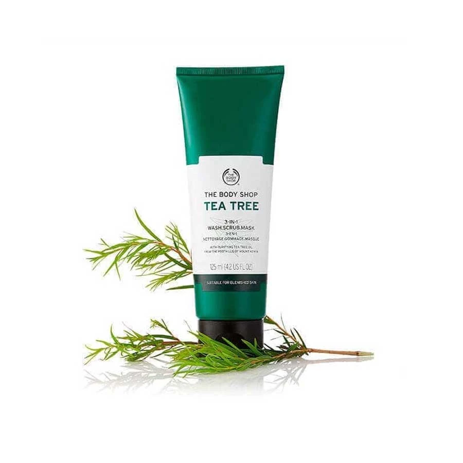The Body Shop Tea Tree 3-in-1 Wash Scrub Mask 125ml price in Bangladesh | Authentic Product by Shundorjo