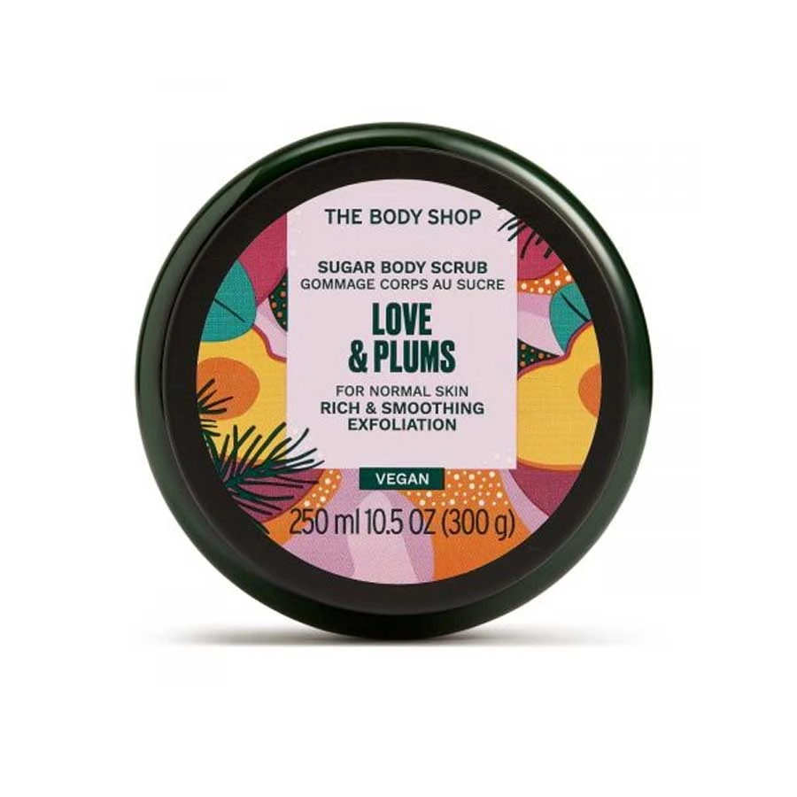 The Body Shop Love & Plums Sugar Body Scrub 250ml price in Bangladesh | Authentic Product by Shundorjo