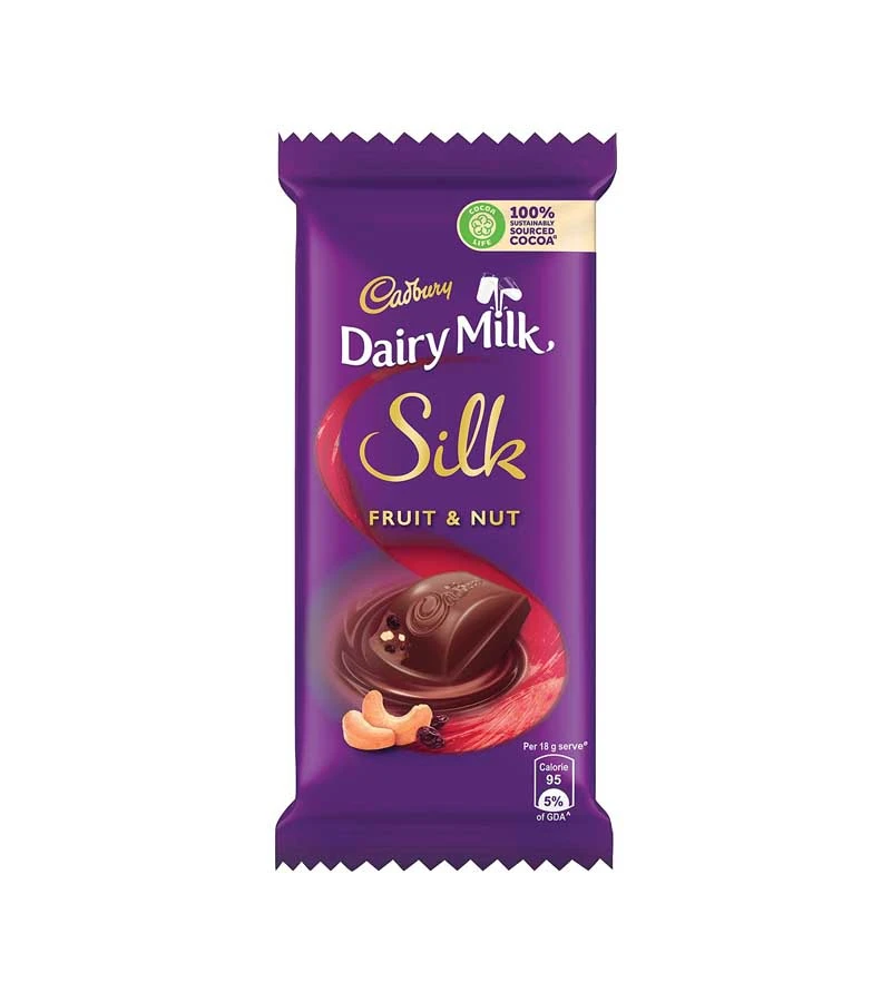 Cadbury Dairy Milk Silk Fruit and Nut Chocolate 55gm price in Bangladesh | Authentic Product by Shundorjo
