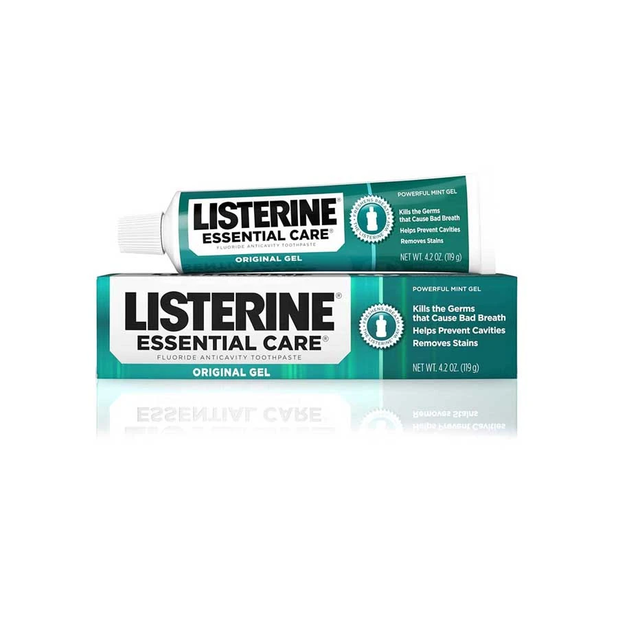 Listerine Essential Care Original Gel Fluoride Toothpaste 119gm price in Bangladesh | Authentic Product by Shundorjo
