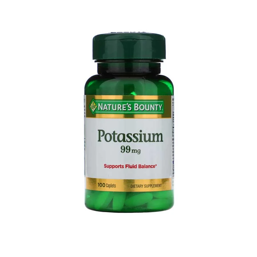 Nature’s Bounty Potassium Gluconate 99mg 100 Caplets price in Bangladesh | Authentic Product by Shundorjo