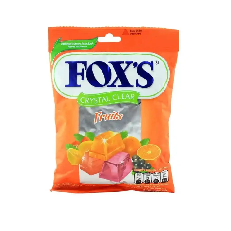 Fox's Crystal Clear Candy Fruits Flavored 90gm price in Bangladesh | Authentic Product by Shundorjo