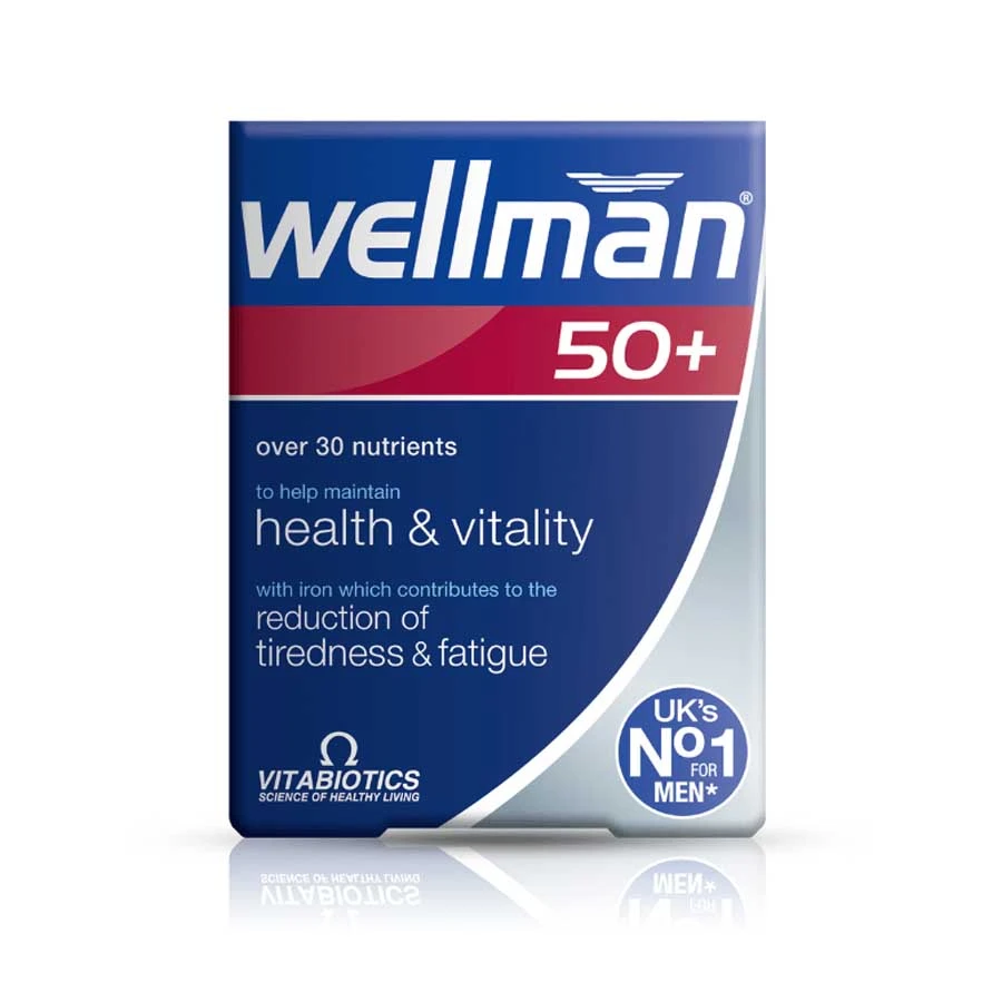 Vitabiotics Wellman 50 Plus 30 Tablets price in Bangladesh | Authentic Product by Shundorjo
