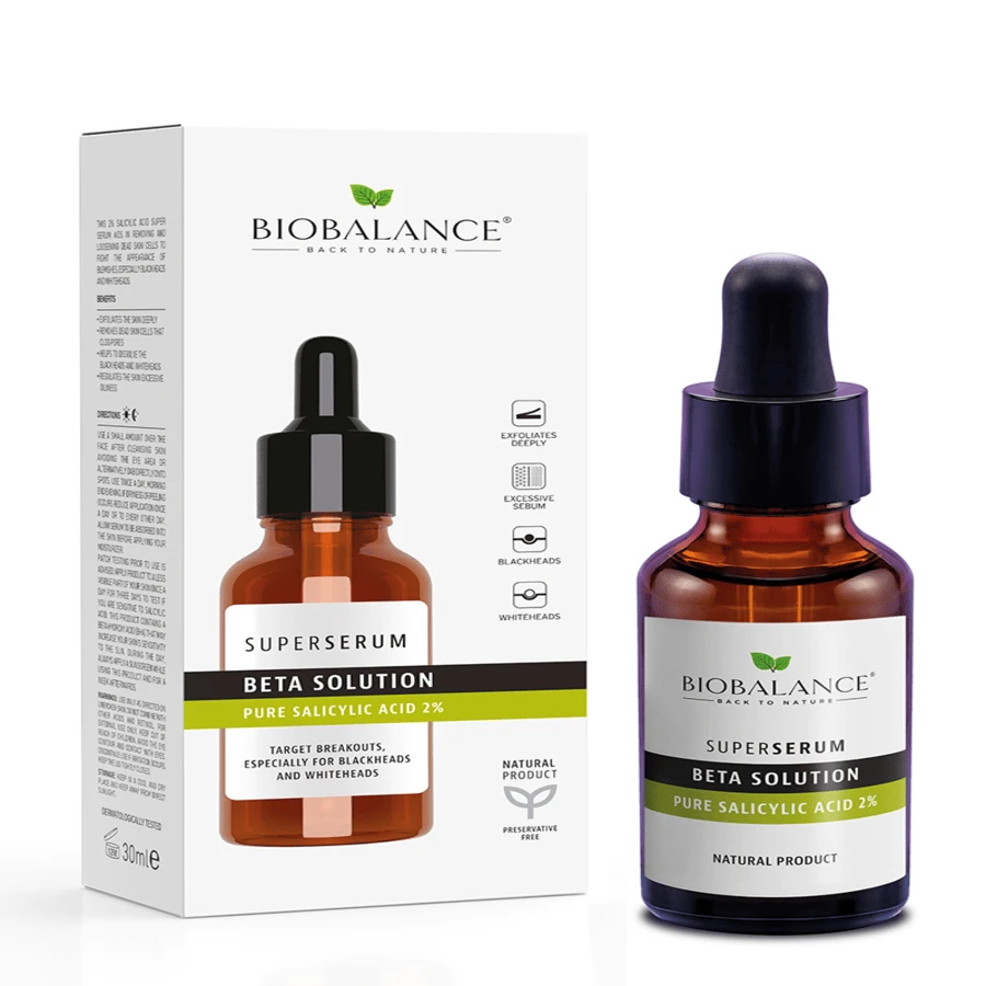 BioBalance Beta Solution Salicylic Acid 2% Super Serum – 30ml price in Bangladesh | Authentic Product by Shundorjo