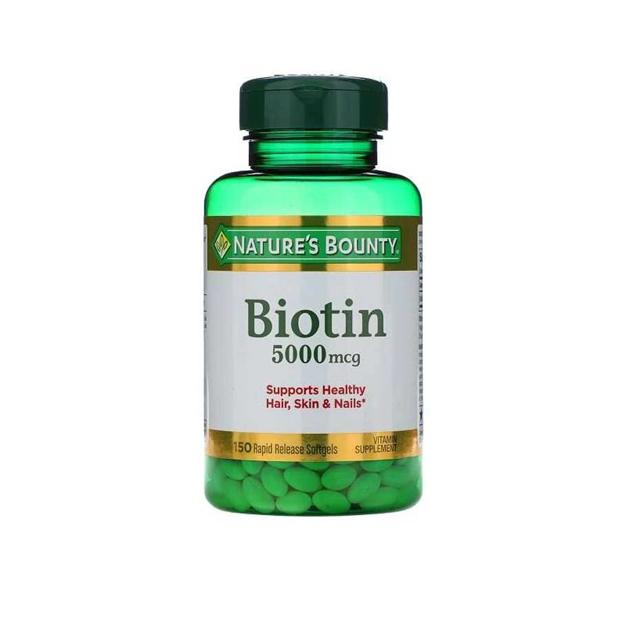 Nature’s Bounty Biotin 5000mcg 150 Softgels price in Bangladesh | Authentic Product by Shundorjo