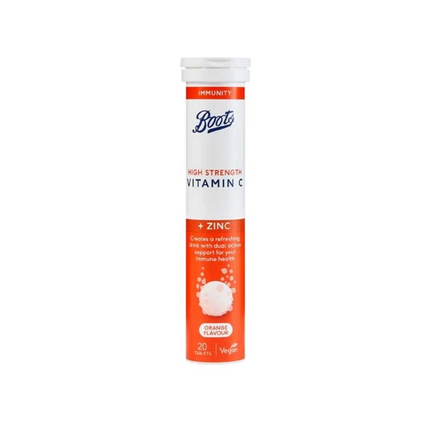 Boots High Strength Vitamin C and Zinc 20 Orange Flavour Tablets price in Bangladesh | Authentic Product by Shundorjo