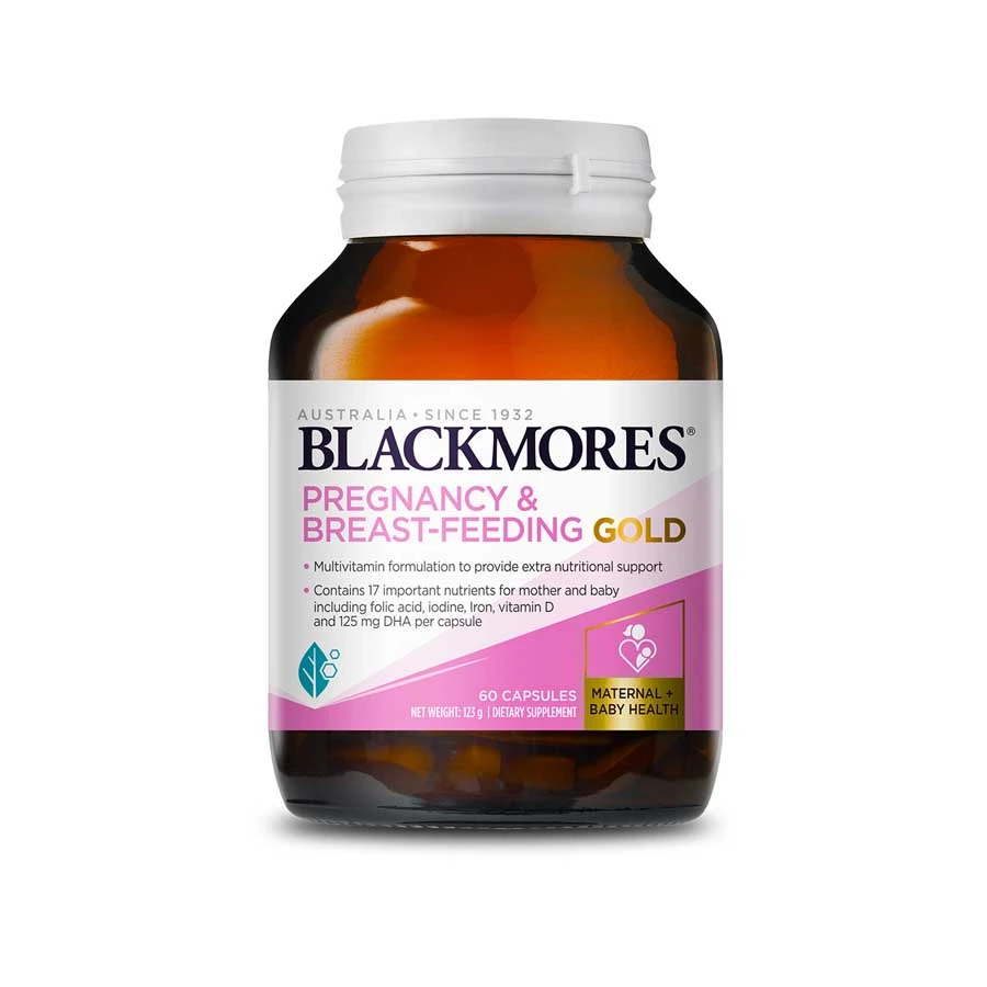 Blackmores Pregnancy and Breast Feeding Gold 60 Capsules price in Bangladesh | Authentic Product by Shundorjo