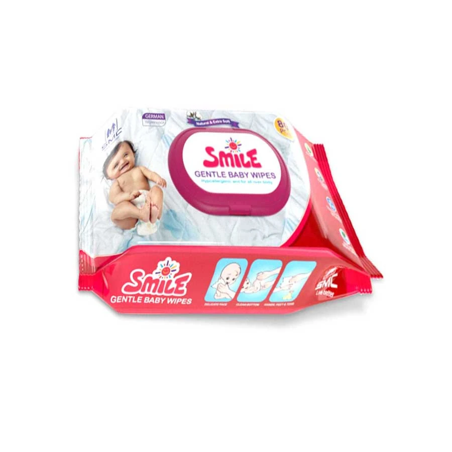 SMC Smile Baby Wipes 80pcs price in Bangladesh | Authentic Product by Shundorjo