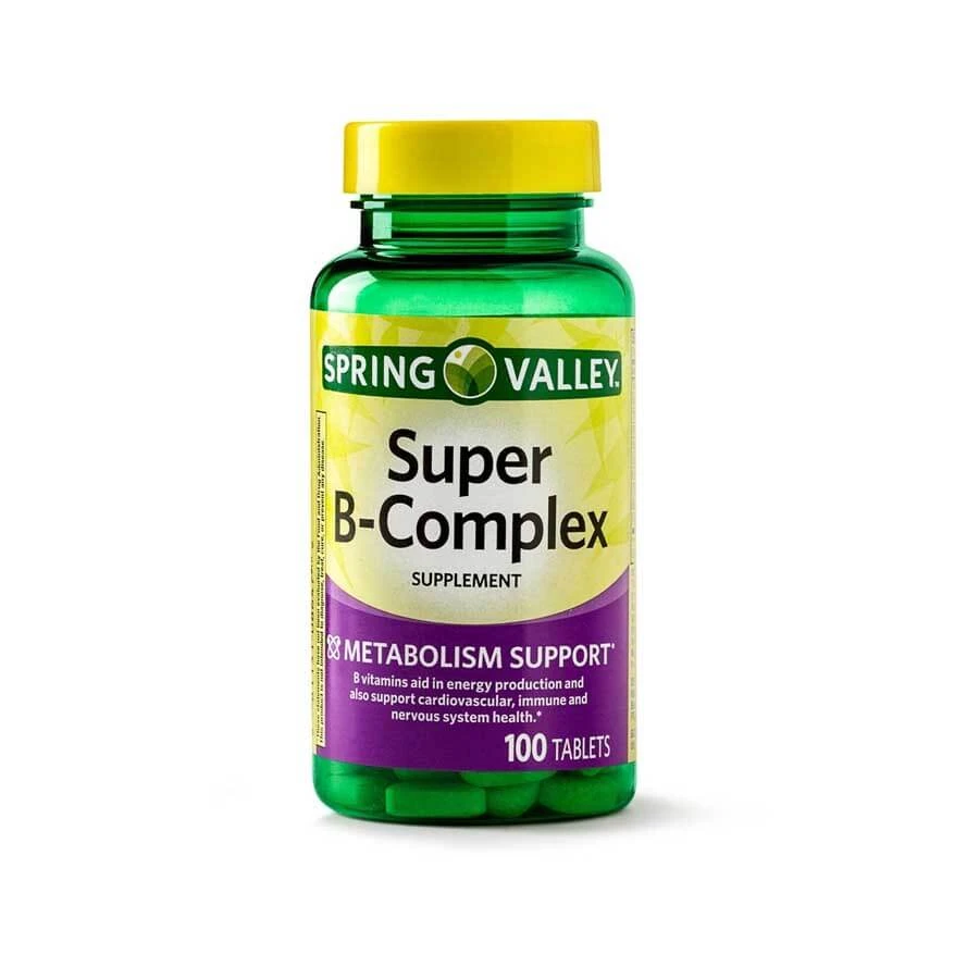 Spring Valley Super Vitamin B Complex 100 Tablets price in Bangladesh | Authentic Product by Shundorjo