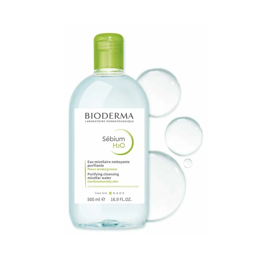 Bioderma Sebium H2O Purifying Cleansing Micelle Solution 500ml price in Bangladesh | Authentic Product by Shundorjo