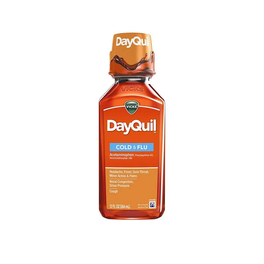 Vicks DayQuil Cold & Flu Relief Syrup 354ml price in Bangladesh | Authentic Product by Shundorjo