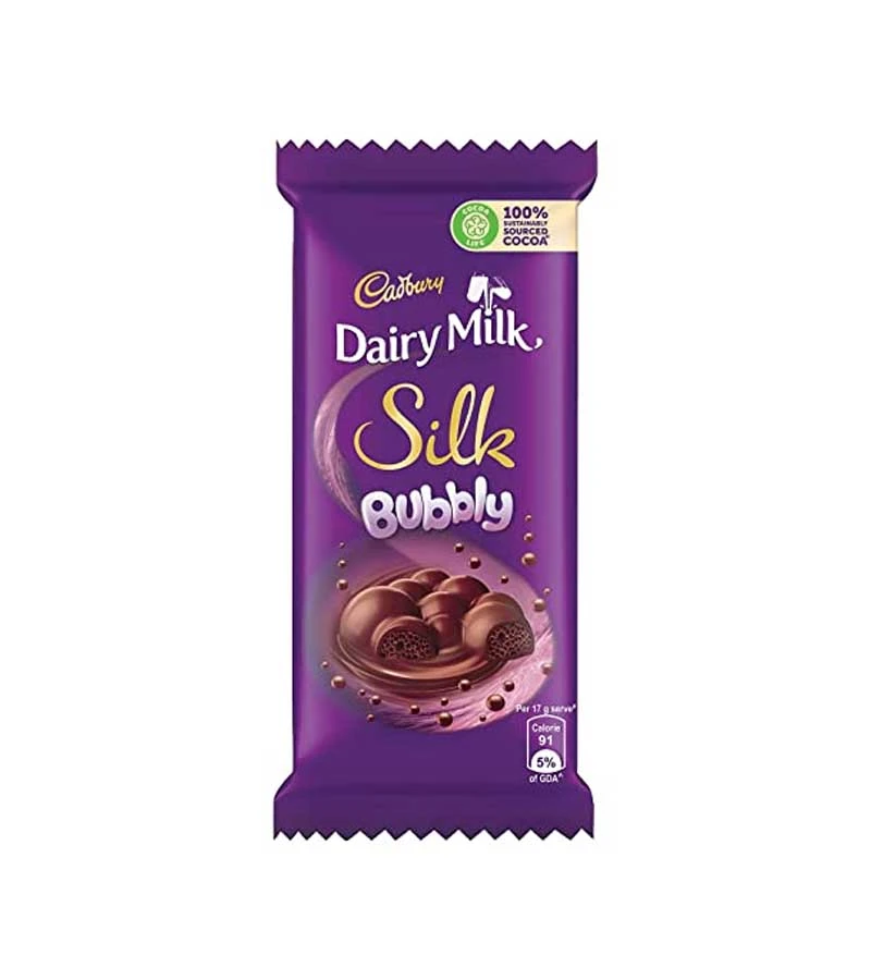 Cadbury Dairy Milk Silk Bubbly 50gm price in Bangladesh | Authentic Product by Shundorjo