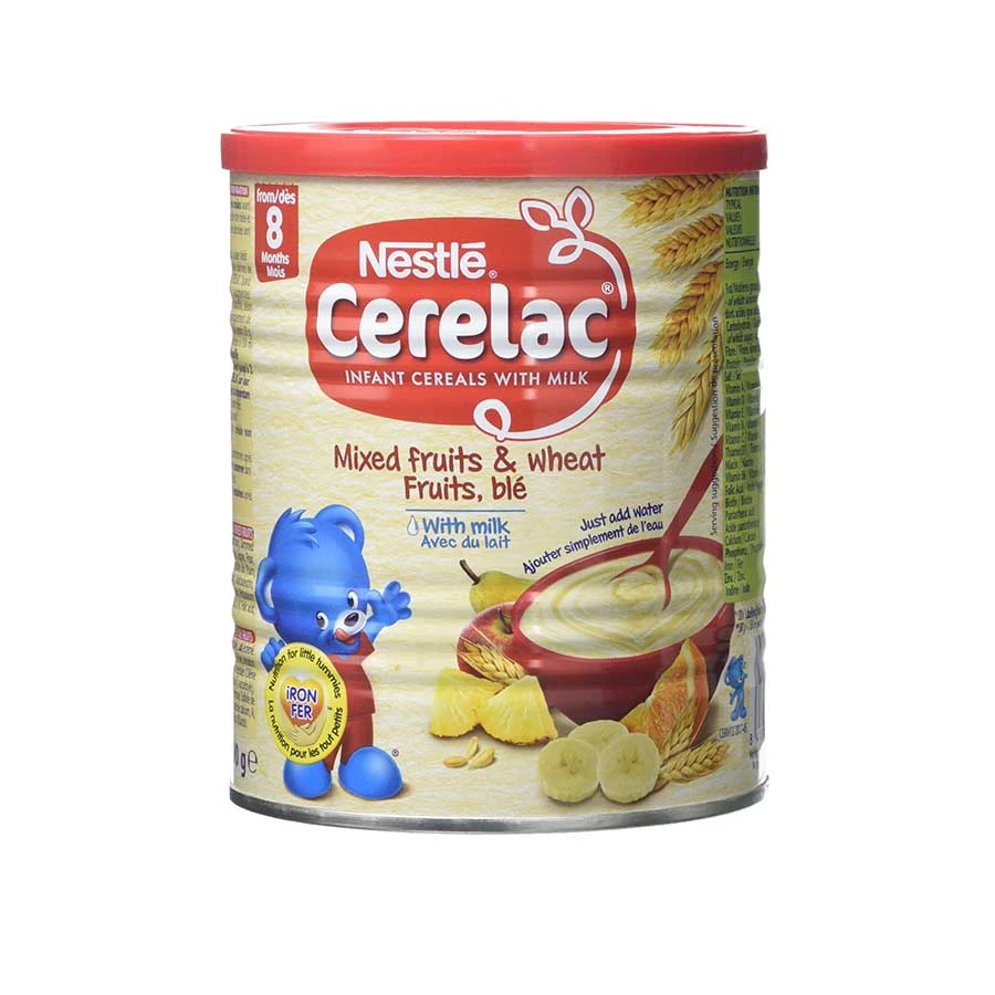 Nestle Cerelac Mixed Fruits & Wheat With Milk (8 months +) Tin 400gm price in Bangladesh | Authentic Product by Shundorjo