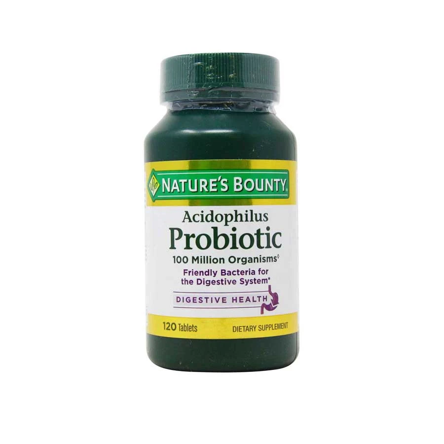 Nature's Bounty Probiotic Acidophilus 120 Tablet price in Bangladesh | Authentic Product by Shundorjo