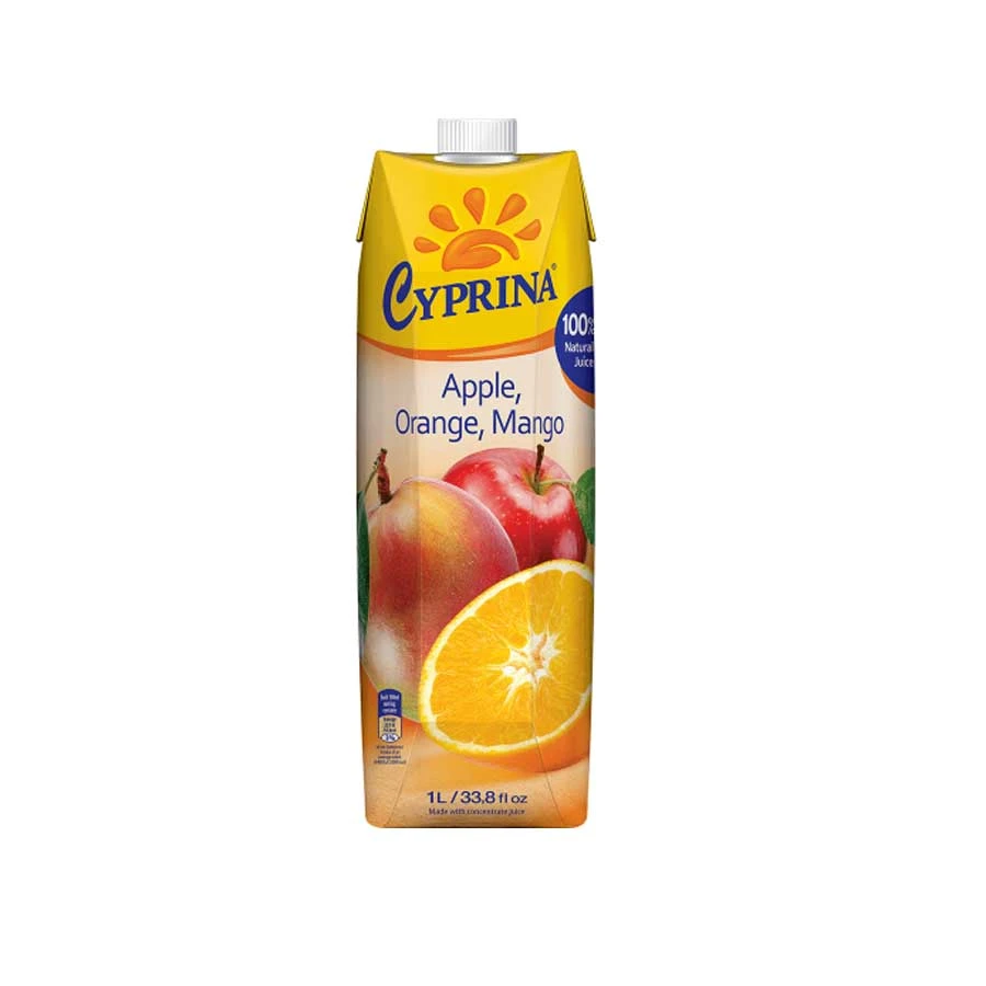 Cyprina Apple Orange Mango Juice 100% Natural 1ltr price in Bangladesh | Authentic Product by Shundorjo
