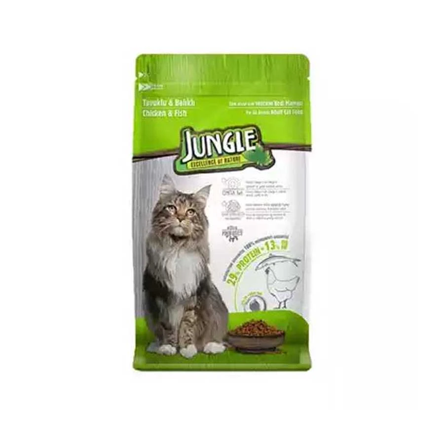 Jungle Adult Cat Food Chicken & Fish 500gm price in Bangladesh | Authentic Product by Shundorjo