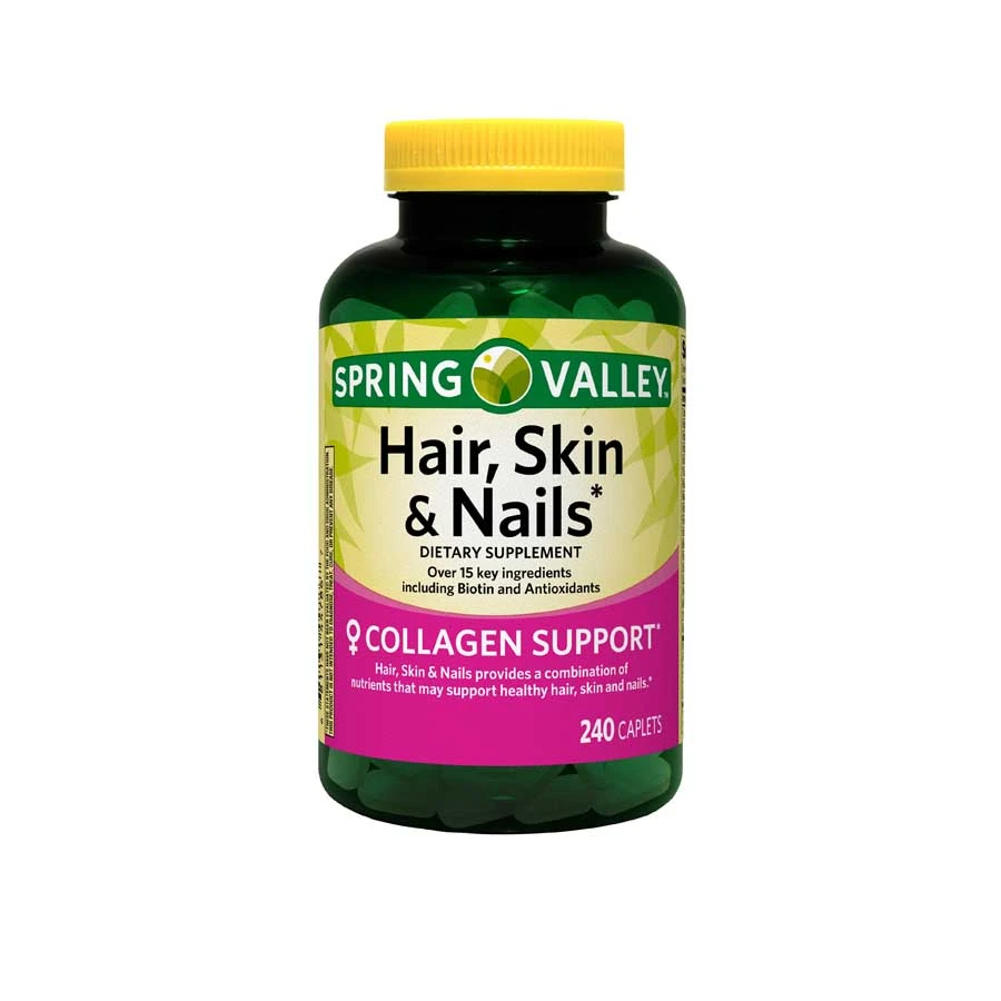 Spring Valley Hair Skin and Nails 240 Caplets price in Bangladesh | Authentic Product by Shundorjo