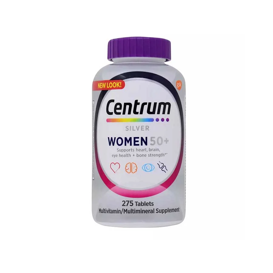 Centrum Silver Multivitamins for Women 50+ 275 Tablets price in Bangladesh | Authentic Product by Shundorjo