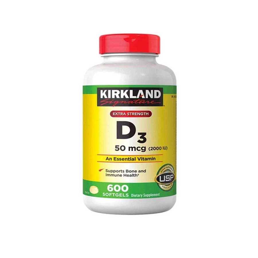 Kirkland Signature Maximum Strength Vitamin D3 2000 IU 600 Softgels price in Bangladesh | Authentic Product by Shundorjo