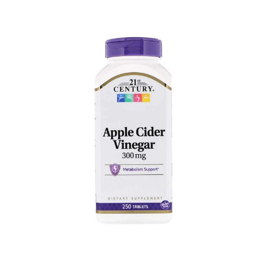 21st Century Apple Cider Vinegar 300mg 250 Tablets price in Bangladesh | Authentic Product by Shundorjo