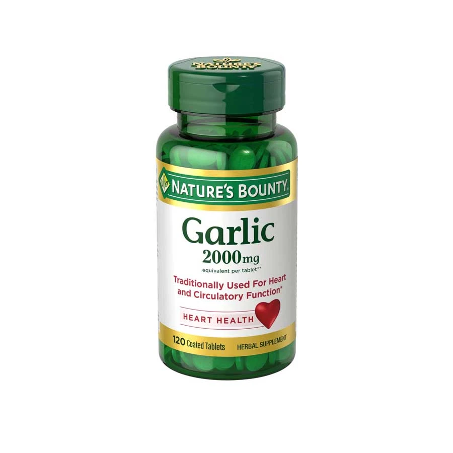 Nature's Bounty Garlic 2000mg Heart Health 120 Tablet price in Bangladesh | Authentic Product by Shundorjo
