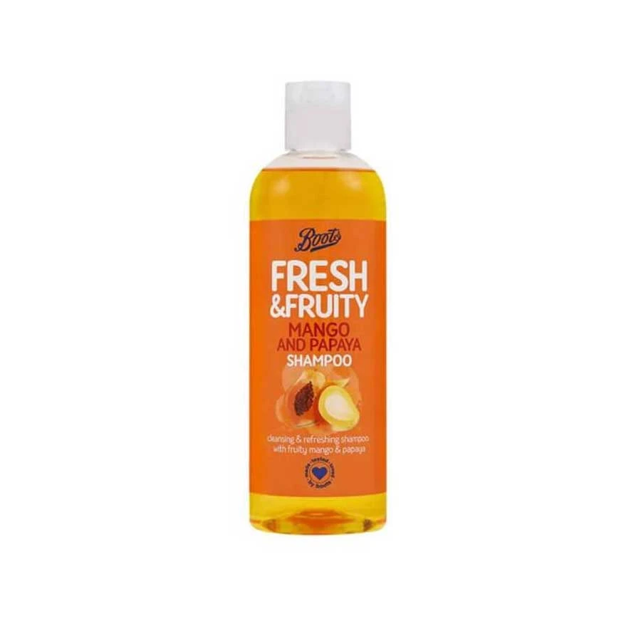 Boots Fresh Mango and Papaya Shampoo 500ml price in Bangladesh | Authentic Product by Shundorjo