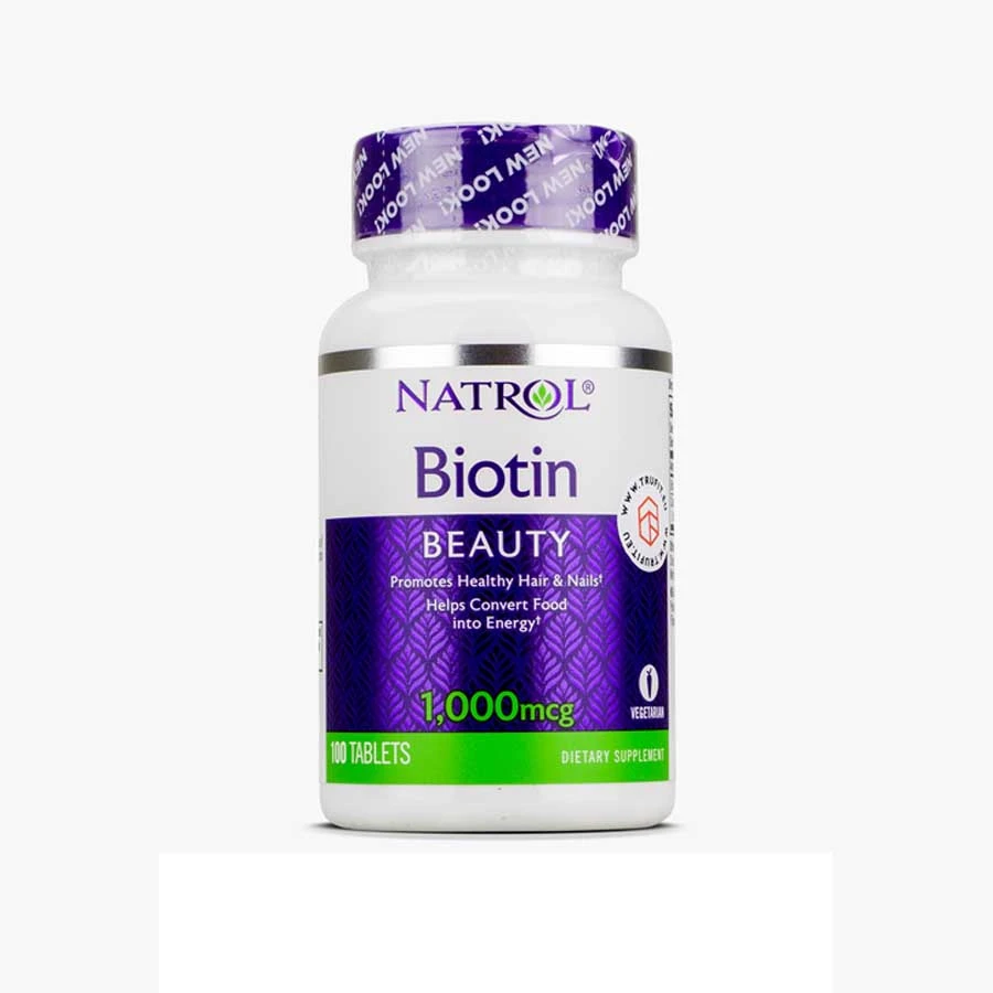 Natrol Biotin Beauty Hair Skin Nails 1000mcg 100 Tablets price in Bangladesh | Authentic Product by Shundorjo