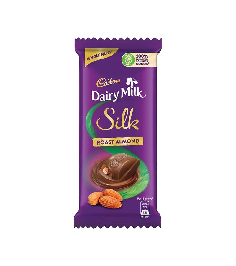 Cadbury Dairy Milk Silk Roast Almond 143gm price in Bangladesh | Authentic Product by Shundorjo