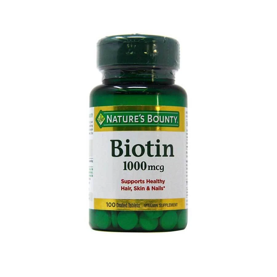 Nature’s Bounty Biotin 1000mcg 100 Tablets price in Bangladesh | Authentic Product by Shundorjo