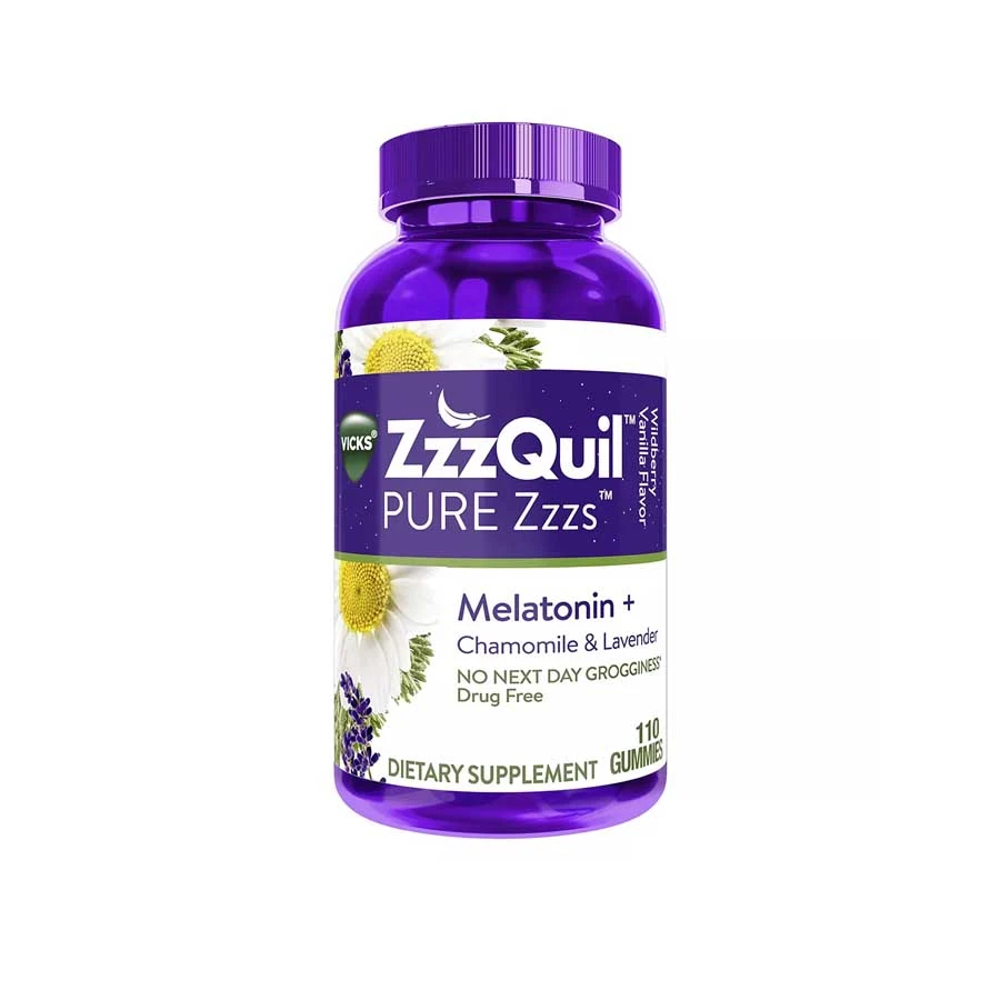 Vicks ZzzQuil Pure Zzzs Melatonin Sleep Aid 110 Gummies price in Bangladesh | Authentic Product by Shundorjo