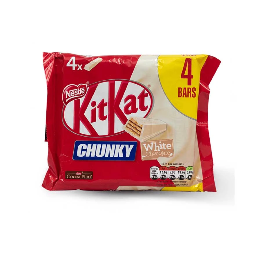 Nestle KitKat Chunky White Chocolate 4 Bars price in Bangladesh | Authentic Product by Shundorjo