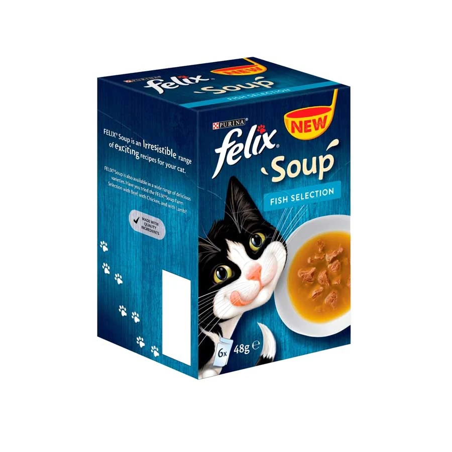 Purina Felix Soup and Fish Selection 6x48gm price in Bangladesh | Authentic Product by Shundorjo